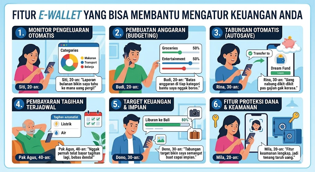 Fitur E-Wallet yang Bisa Membantu Mengatur Keuangan Anda