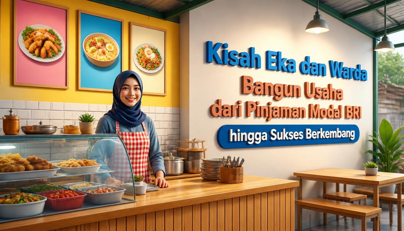 Kisah Eka dan Warda Bangun Usaha dari Pinjaman Modal BRI hingga Sukses Berkembang