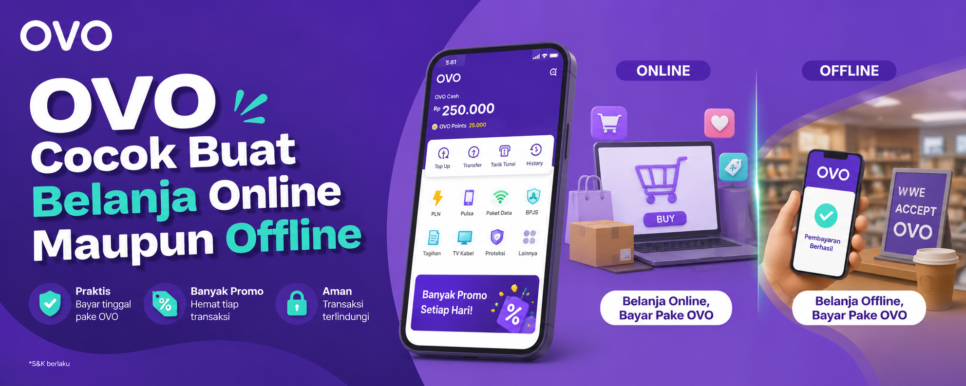 OVO Cocok Buat Belanja Online Maupun Offline