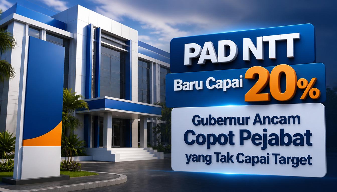 PAD NTT Baru Capai 20%, Gubernur Ancam Copot Pejabat yang Tak Capai Target