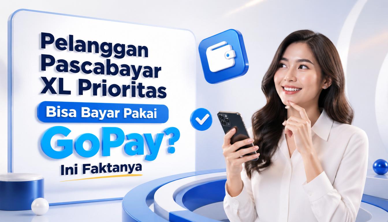 Pelanggan Pascabayar XL Prioritas Bisa Bayar Pakai GoPay? Ini Faktanya